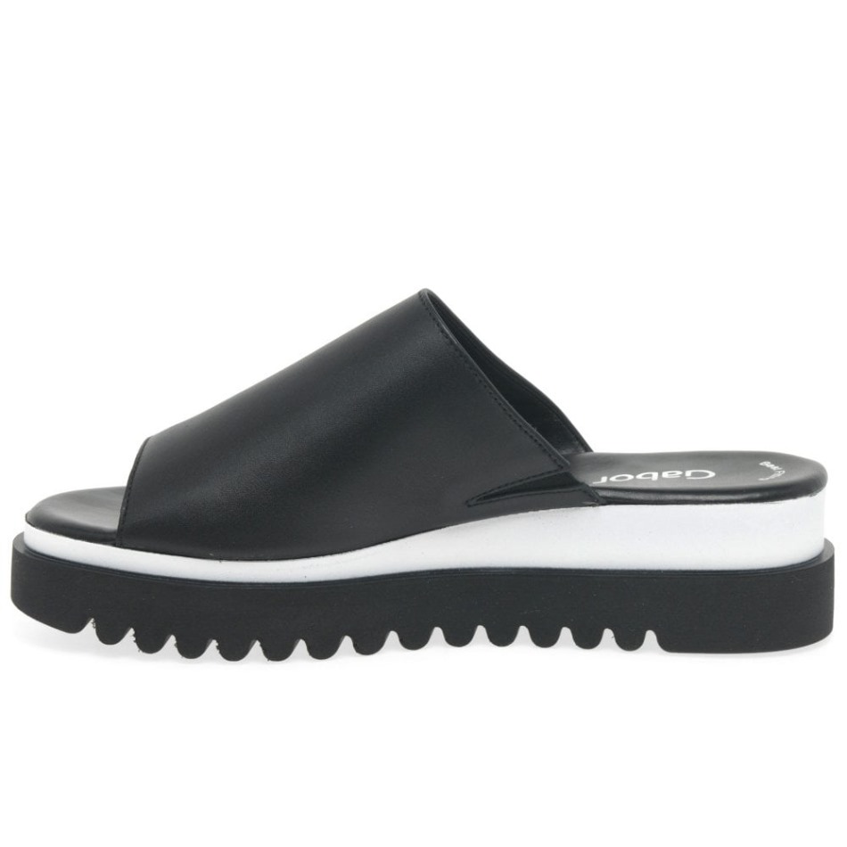 Mules à Plateforme Pour Femmes Emily-rose Noires Gabor | Exclusif